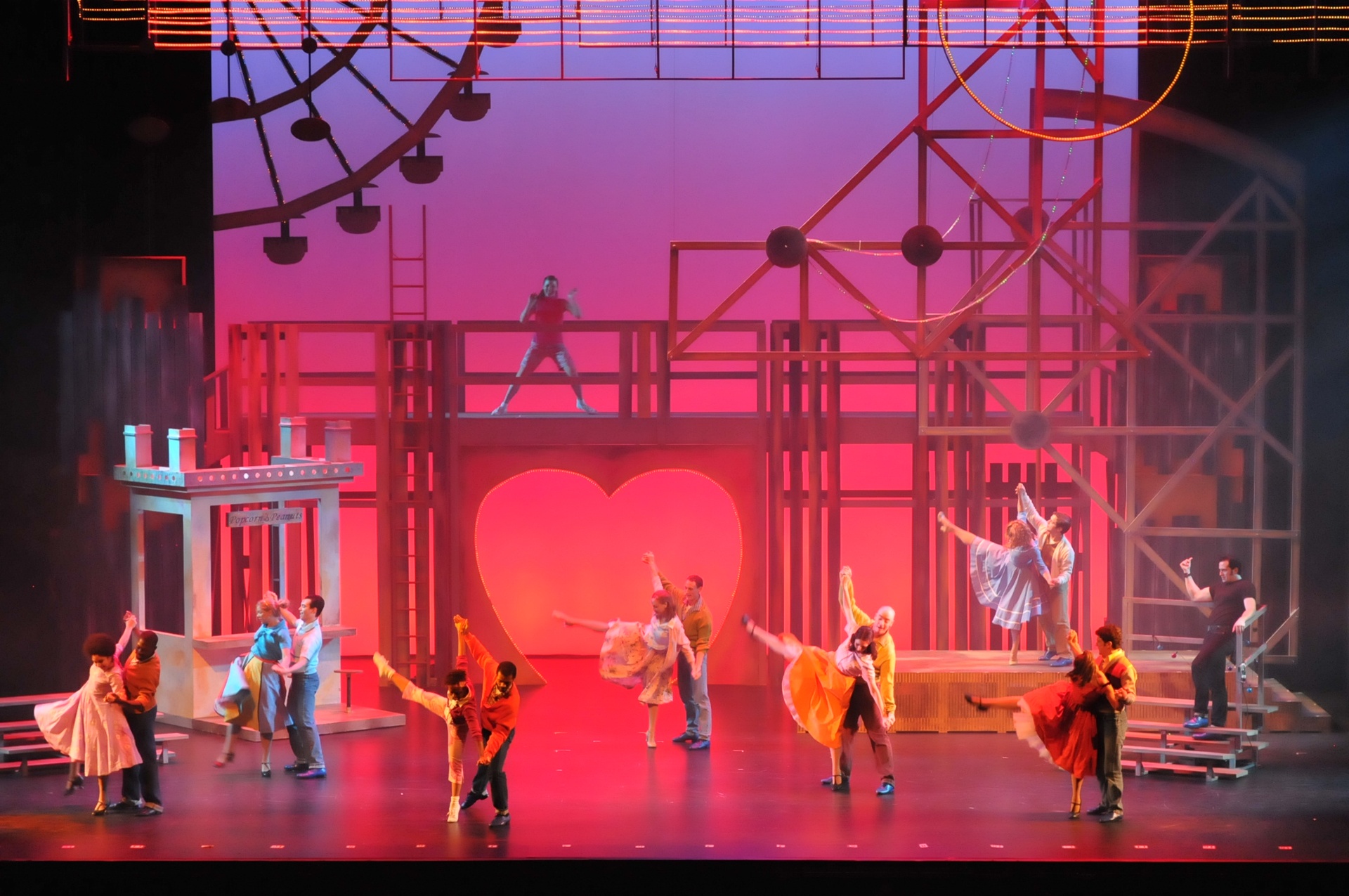 All Shook Up Set Amp Lighting Design