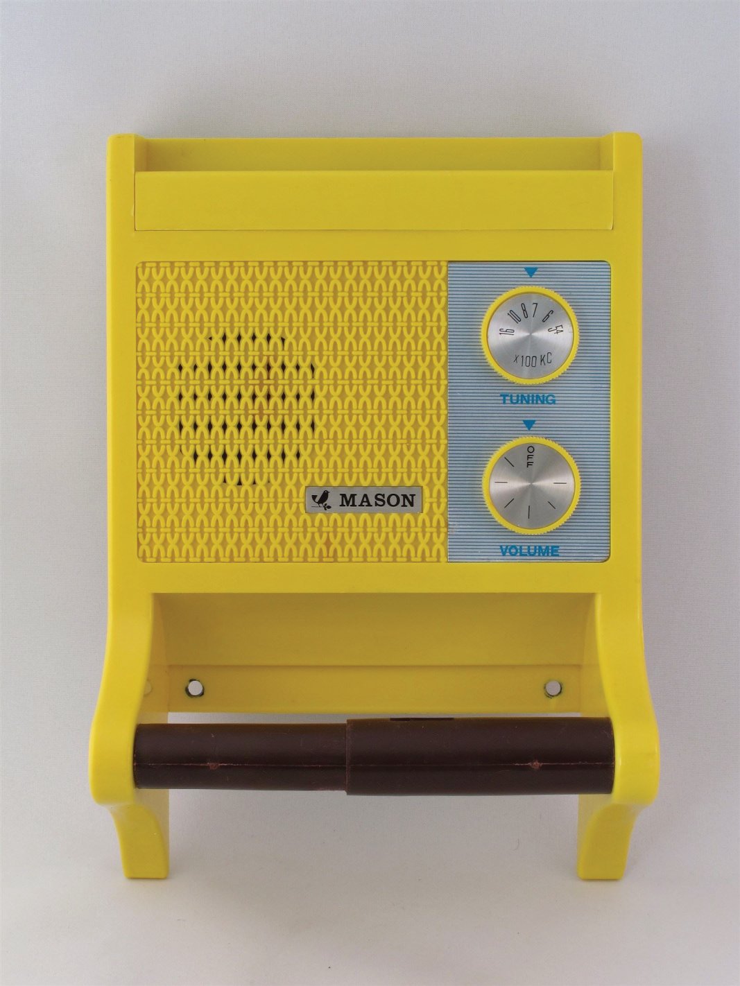 transistor radio toilet roll holder