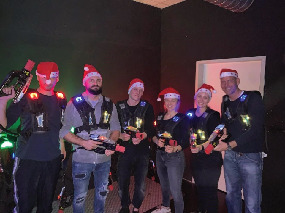 Eure Personal Trainer für Bochum bei der Weihnachtsfeier :-):