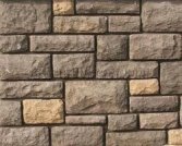 Cultured stone with mortar