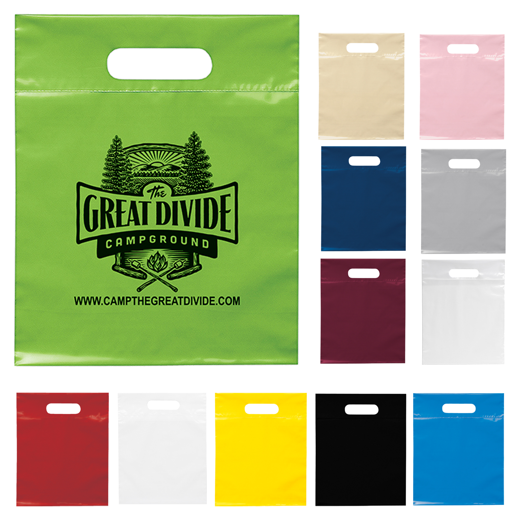 Branded plastic online bags