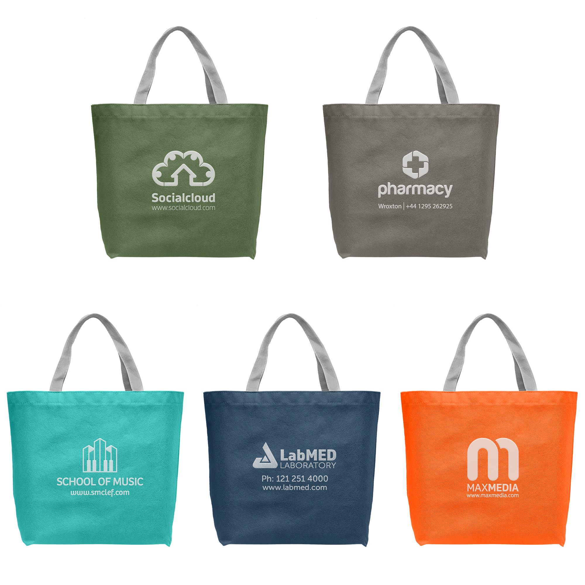 Custom Logo Tote Bag, Personalized Custom Text Totes, Reusable Shoppin –  Kasey Danielle Designs