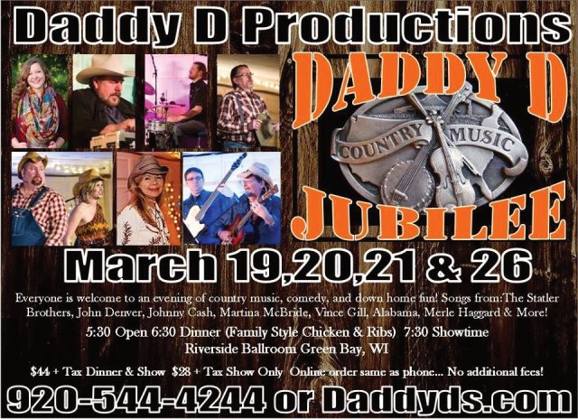 Daddy D Productions comedy musical variety show, sound lighting and production by Sonic M.D. Daniel Collins green bay wi