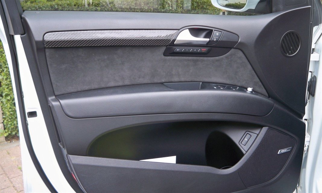 Recouvrement fibre de carbone sergé 2X2 Audi Q7 Habitacle, baguettes, console centrale, cendrier - Auto - véhicule