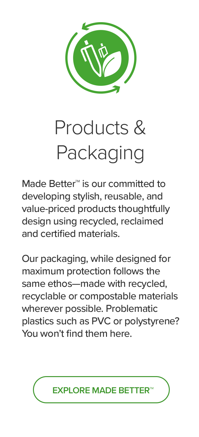 products & packaging