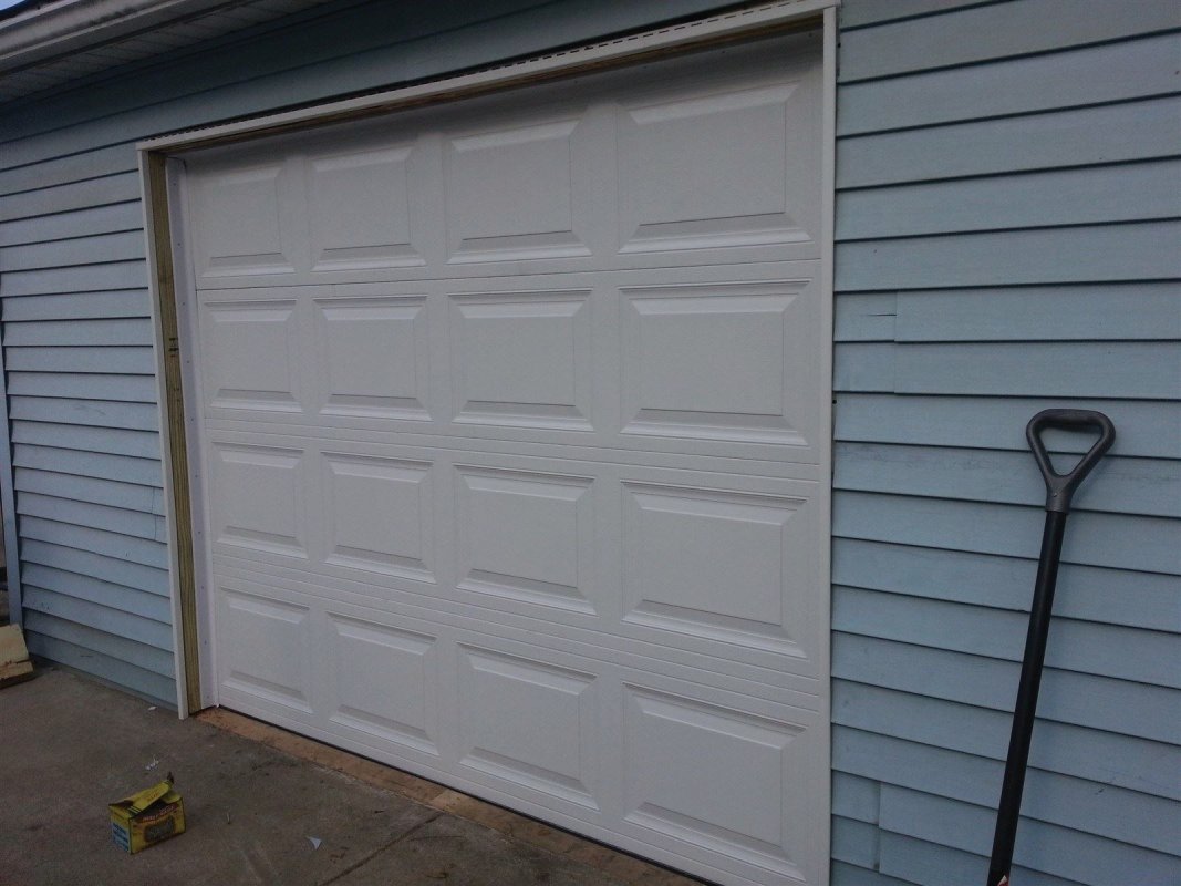 Add-on garage door Install