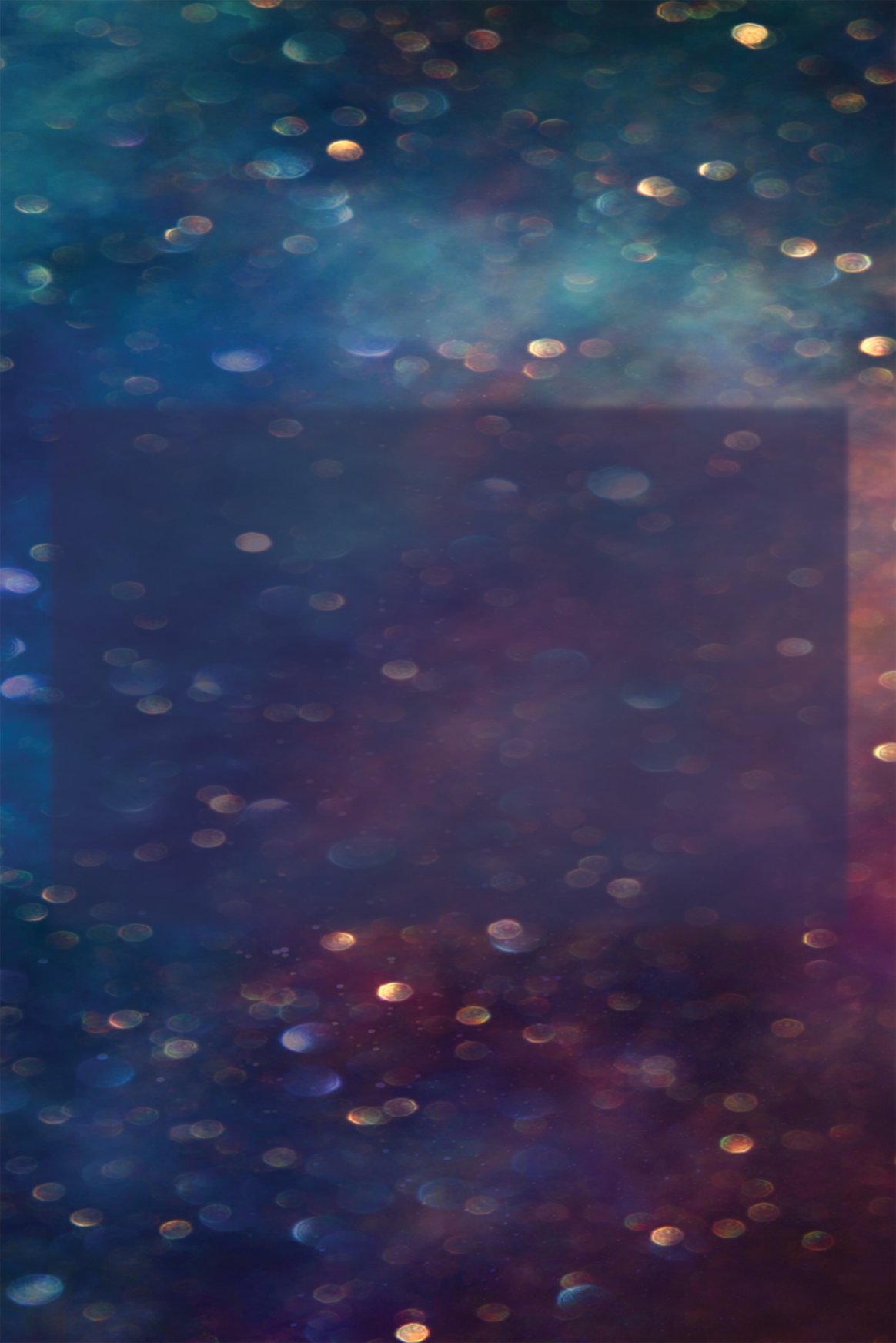 Blue with Glitter Sparks