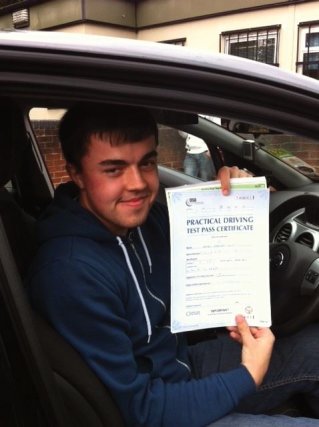 James Swift 
Passed his Test First Time 