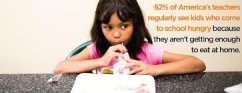 Millions of children go hungry every day in the United States