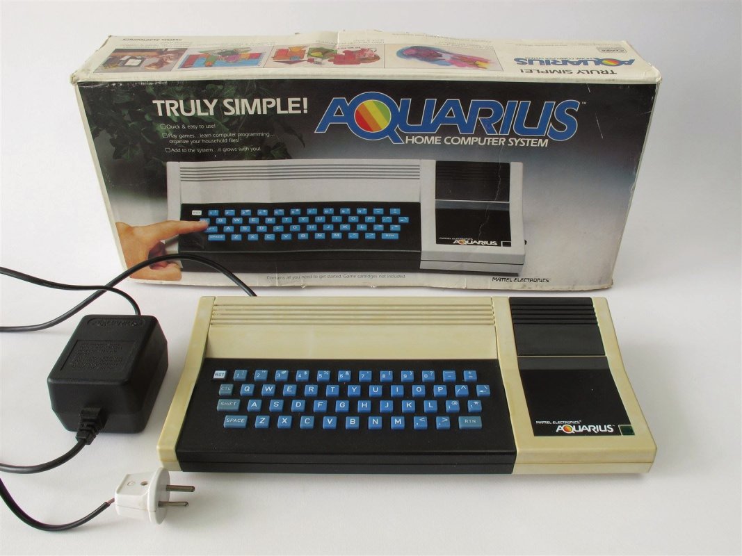 Mattel Aquarius Basic Programming computer, boxed