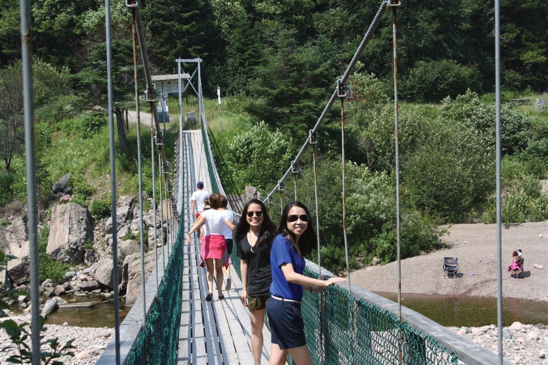 Fundy Trail Suspension Bridge of Big Salmon River