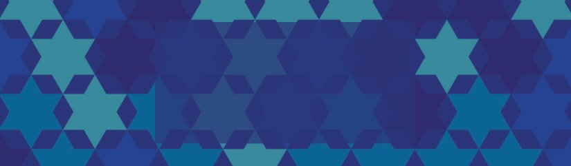 Star Of David Blue Pattern