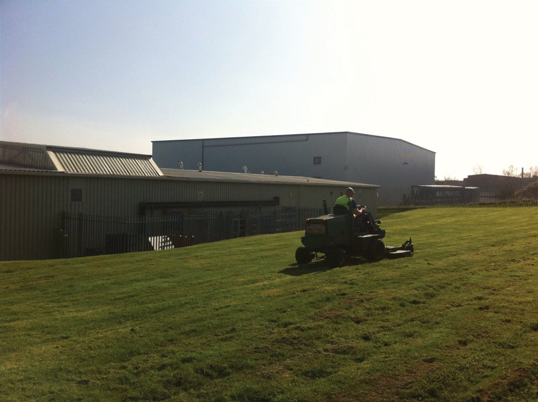 Grounds maintenance of industrial areas, factory grounds and business parks in Edinburgh, Midlothian, East Lothian, Fife and the Scottish Borders regions