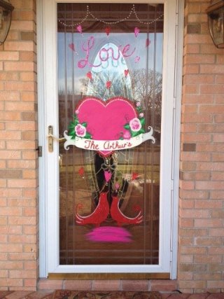 Valentines Window Painting
