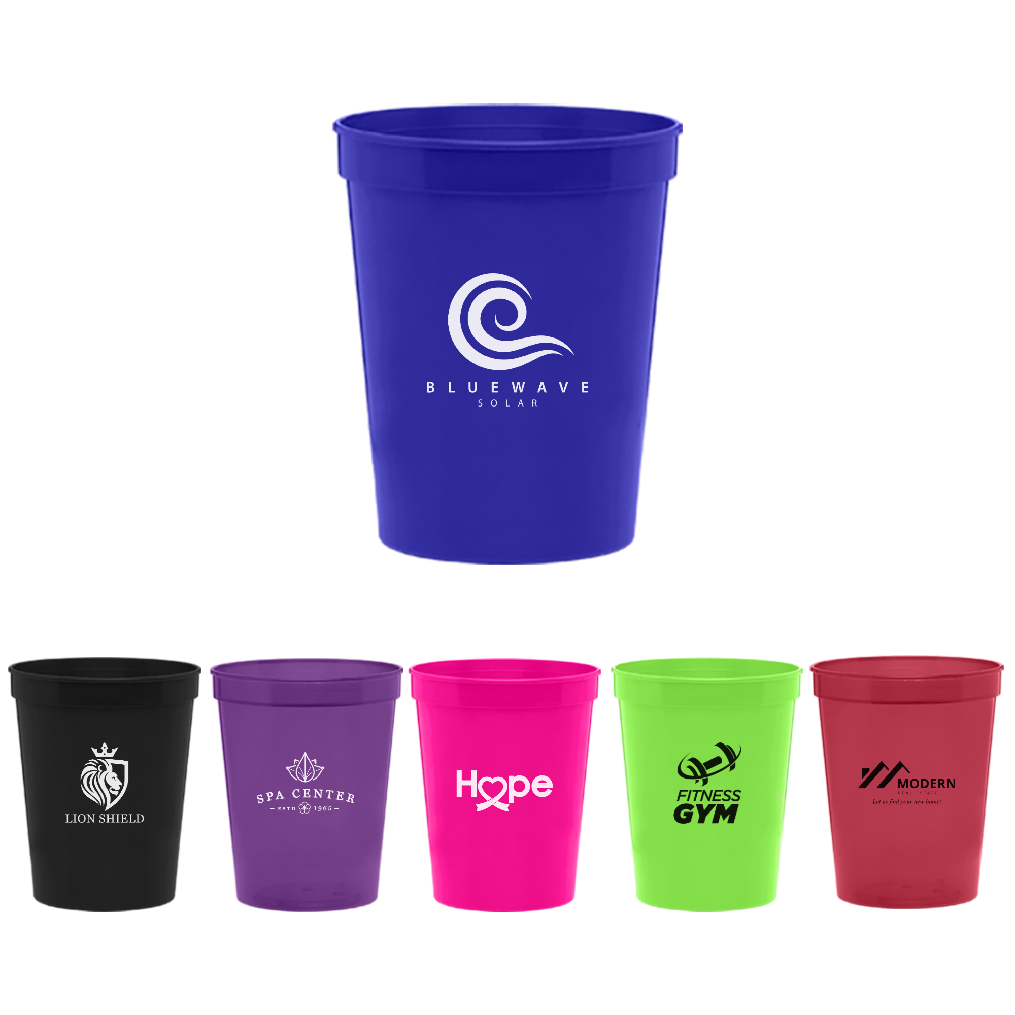 Design Custom Printed 22 oz. Plastic Stadium Cups Online at CustomInk