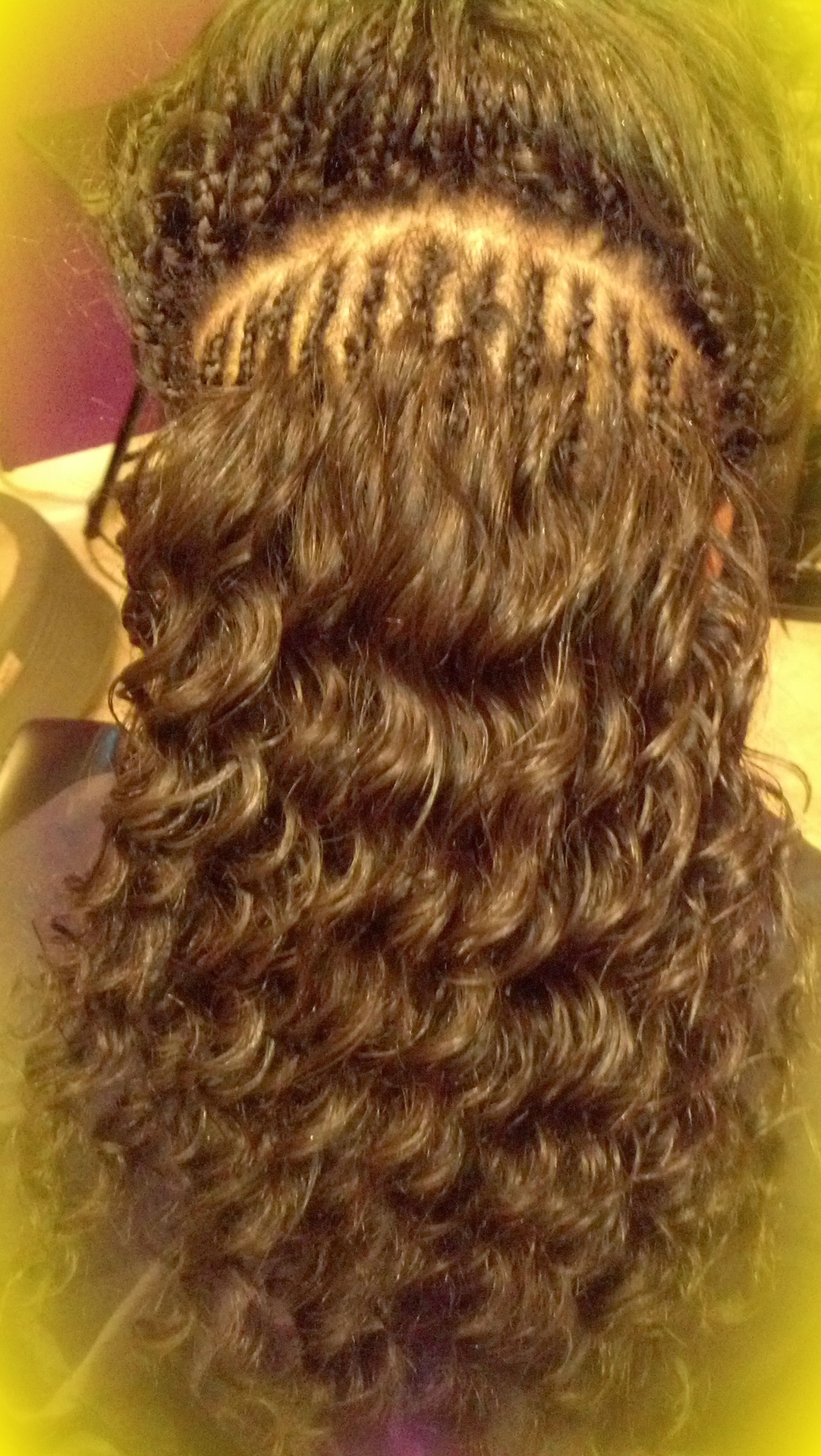 Two Layer Micro Tree Braid With Human Hair Mastermix two layer micro tree braid with human