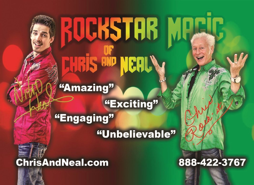 Chris and Neal Magicians in Raleigh, North Carolina Create Amazing, Exciting, Engaging and Unbelievable Fun for children of all ages