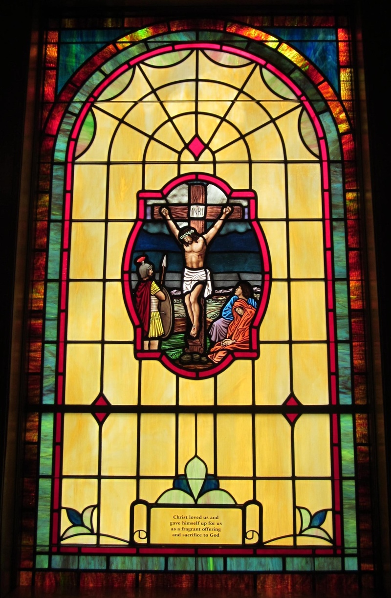 christian church stained glass windows