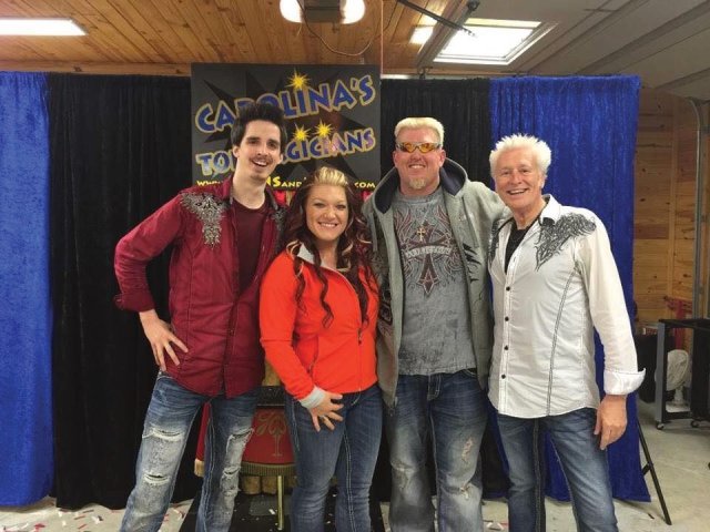 Chris and Neal with Ronnie and Amy of Lizard Lick Towing in Knightdale North Carolina