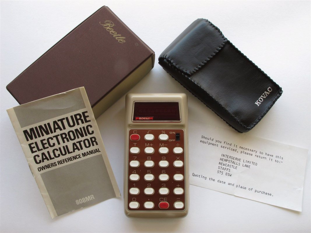 Pocket LED calculator