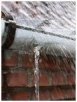 This clogged gutter filled with water, left un-addressed, will eventually cause back up into the home interior and produce leaks.  The foundation of the home will be in jeopardy as well, as running water will overflow in the clogged areas and disturb the foundation.