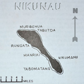 map of nikunau