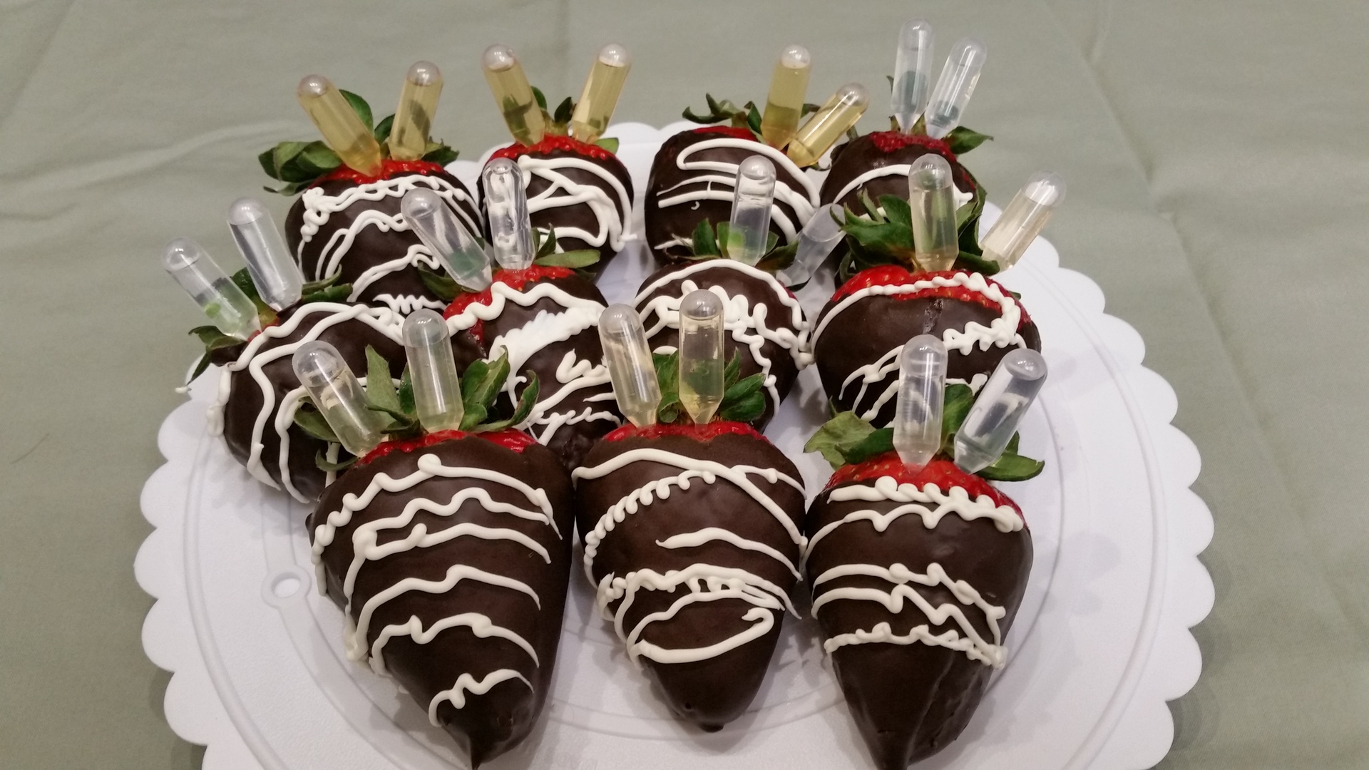 Alcohol Infused Chocolate Covered Strawberries