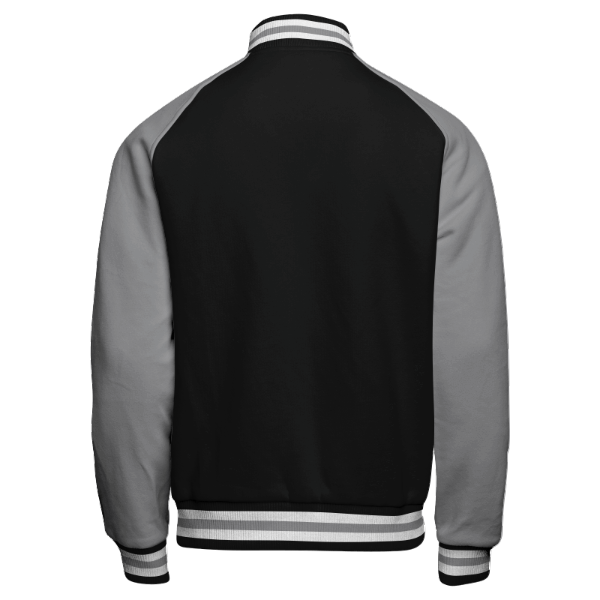 Custom Zipped Fleece Letterman Jackets - Varsity Jackets