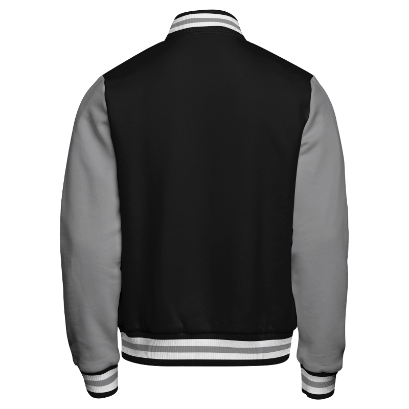 Fleece Varsity Jacket (Stormfront) – Back A