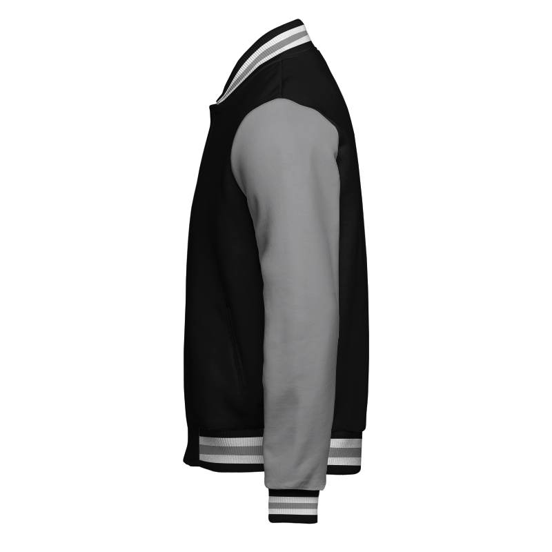 Fleece Varsity Jacket (Stormfront) – Left A