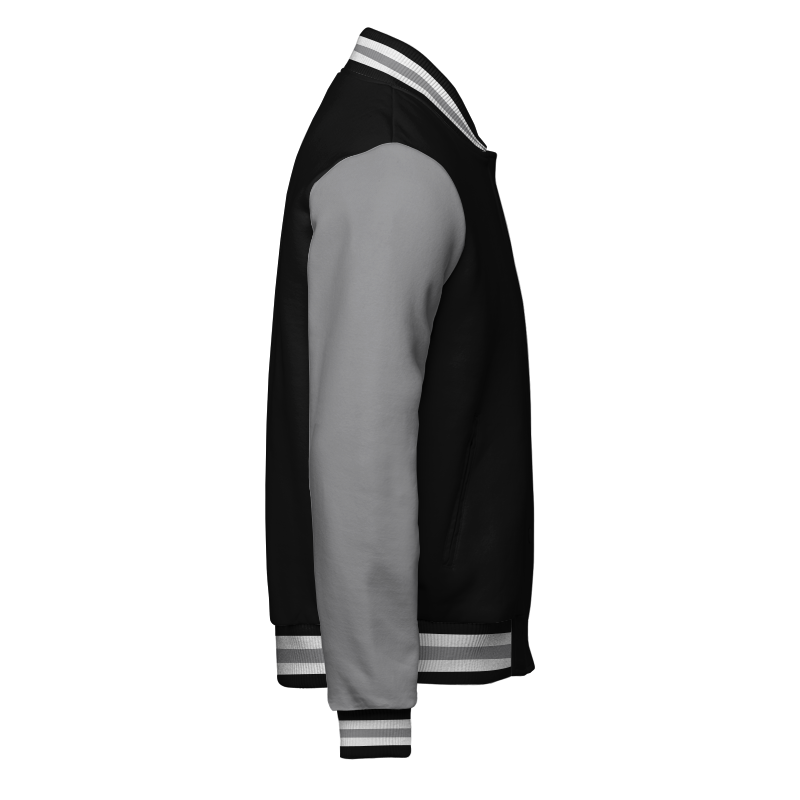 Fleece Varsity Jacket (Stormfront) – Right A