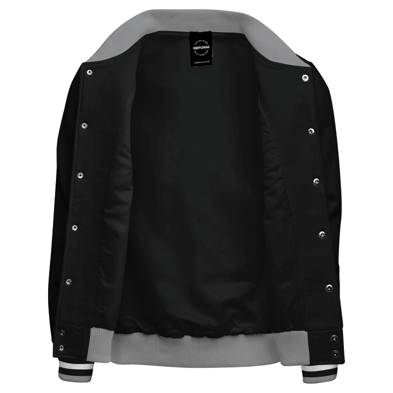 Fleece Letterman Jacket – Inside Lining A