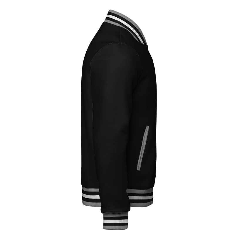 Fleece Letterman Jacket – Right A