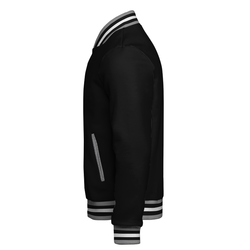 Fleece Varsity Jacket – Left A