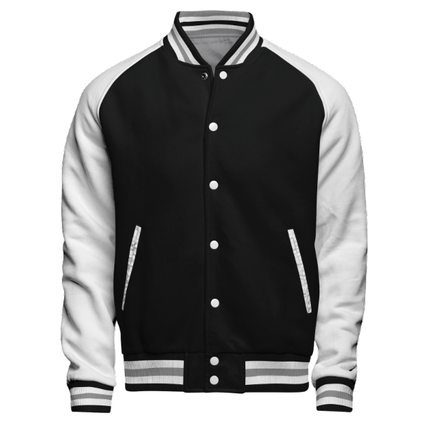 Letterman Baseball Jacket (2 Colors) Black / XS