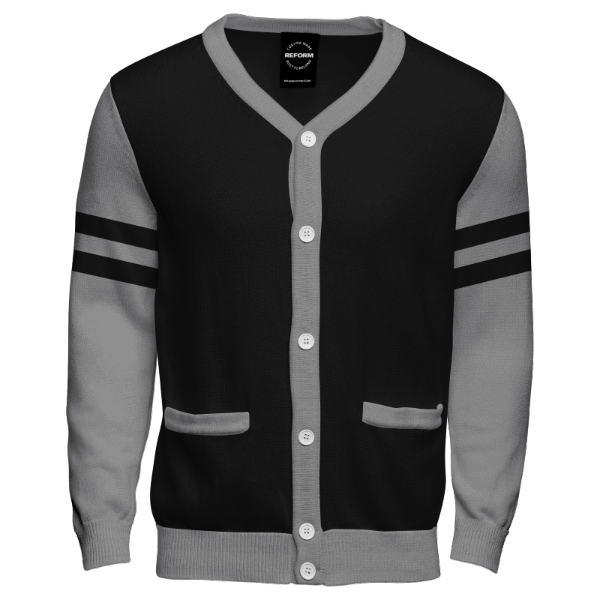 Letterman hotsell cardigan sweater