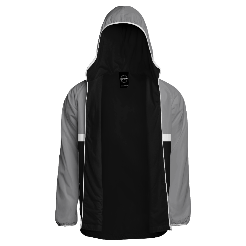 Inside lining of Windbreaker Jacket with Black lining