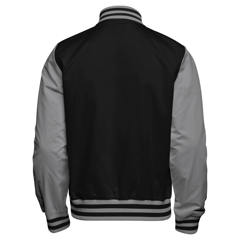 Woven Letterman Jacket – Back A