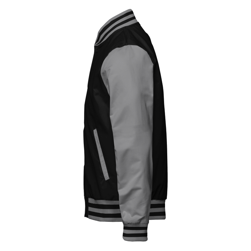 Woven Letterman Jacket – Left A