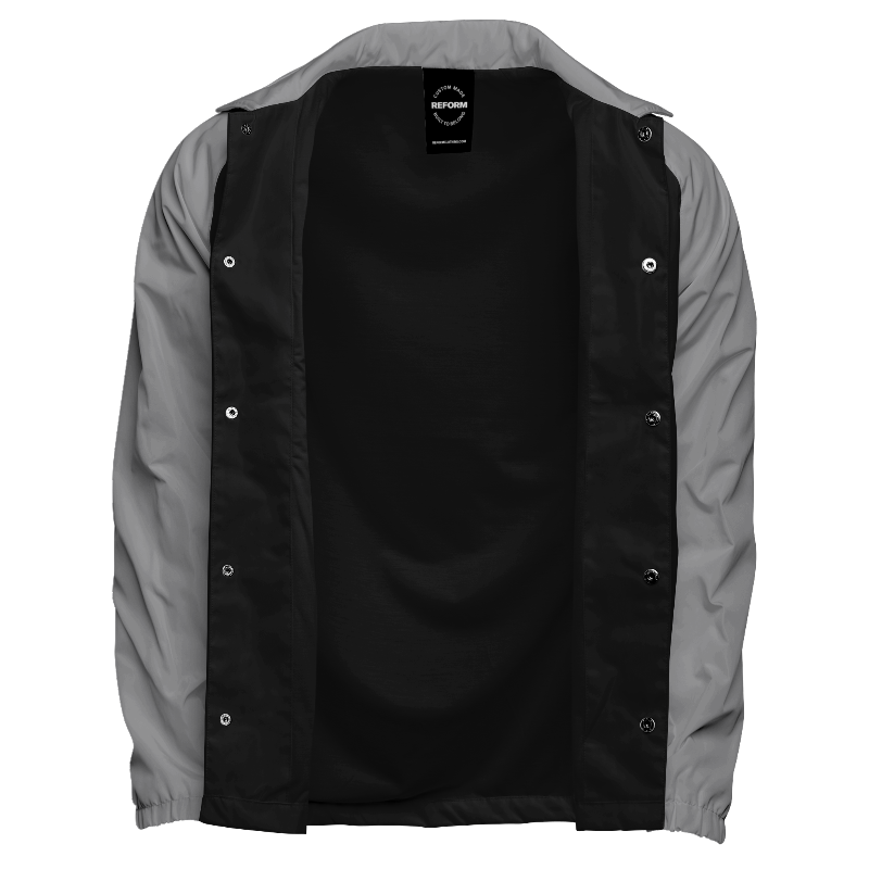Inside lining of Coaches Jacket with Black lining