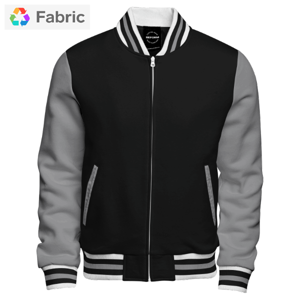 Fleece hotsell varsity jacket