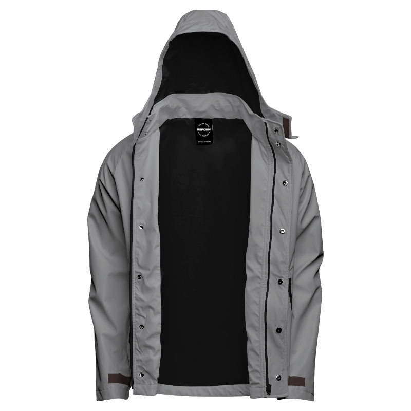 Inside lining of Hardshell Jacket with Black lining