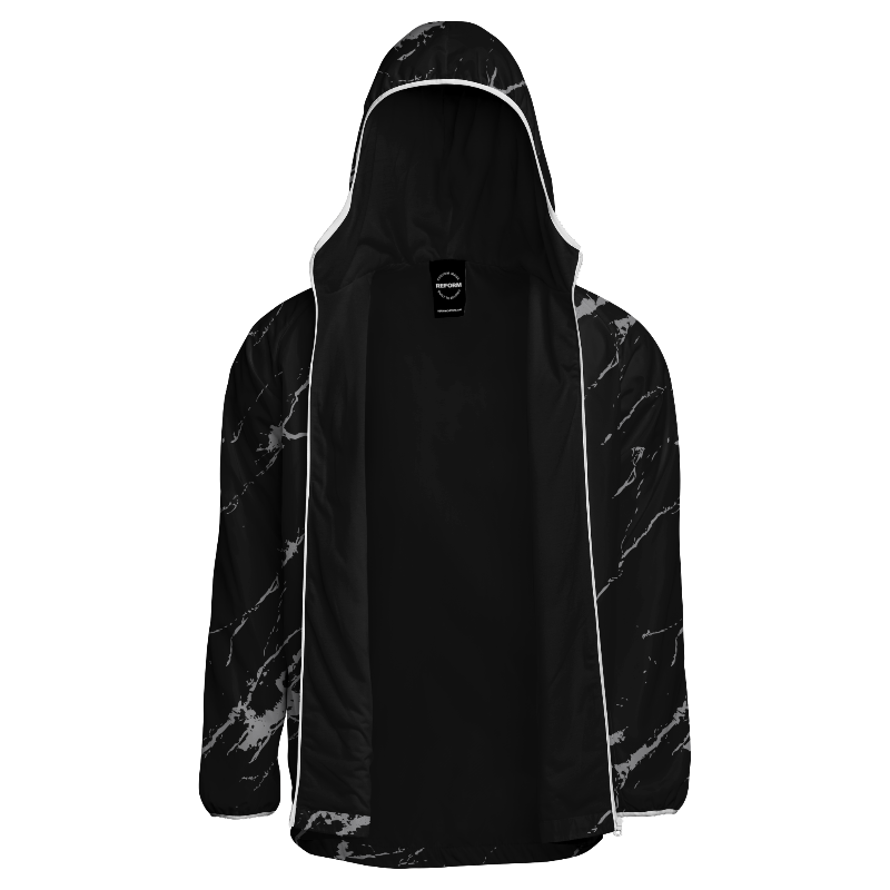 Inside lining of Windbreaker Jacket with Black lining