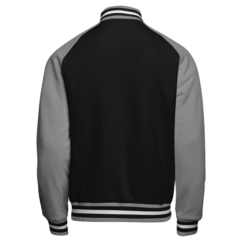 Reversible Letterman Jacket (Zip) – Fleece (Side B)