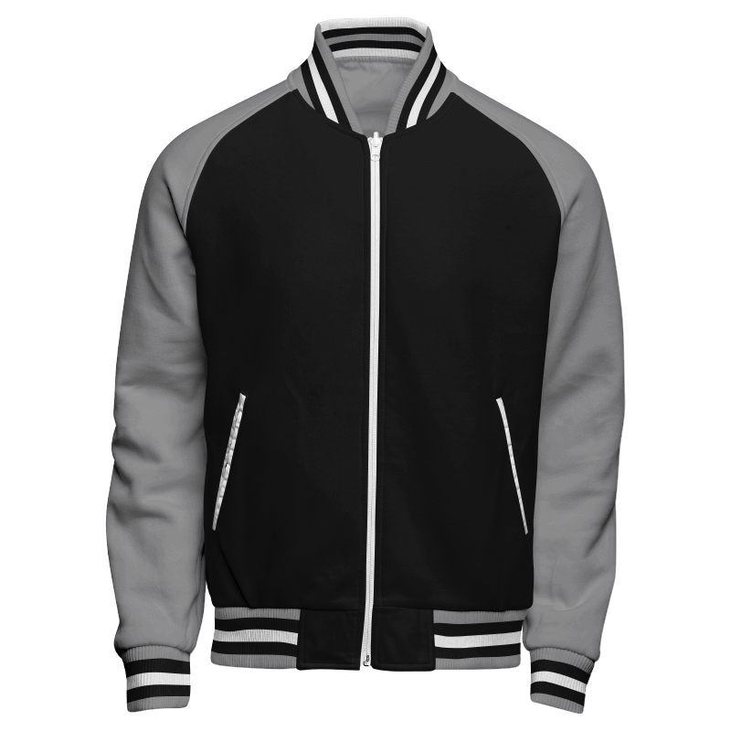 Reversible Letterman Jacket (Zip) – Fleece (Side B)