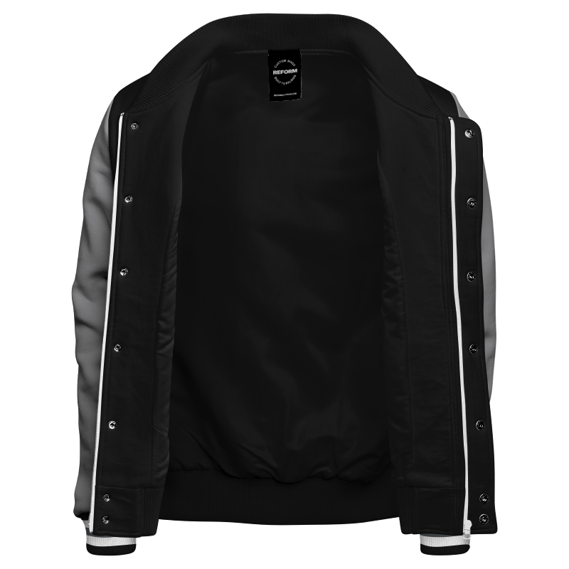 Fleece Letterman Jacket (Stormfront) – Inside Lining A