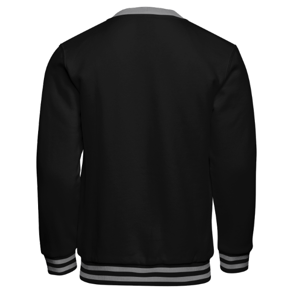 Black shop letterman sweater