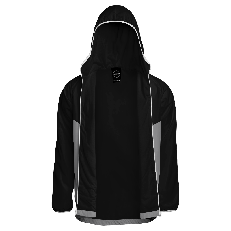 Inside lining of Windbreaker Jacket with Black lining