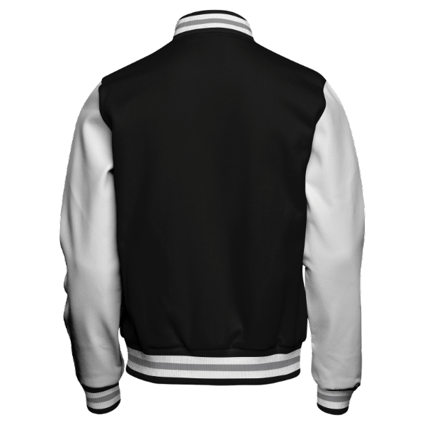 Handmade Unisex Varsity College Jacket, Letterman Jacket Style Front Back Wool & Leather Sleeves Bomber Jacket For cheapest Men, Women and kid