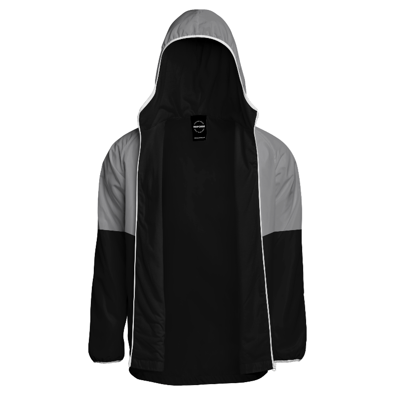 Inside lining of Windbreaker Jacket with Black lining